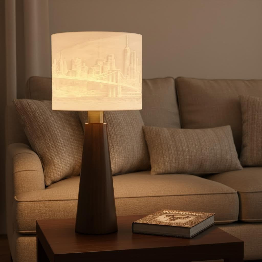 Drum Lithophane Lamp
