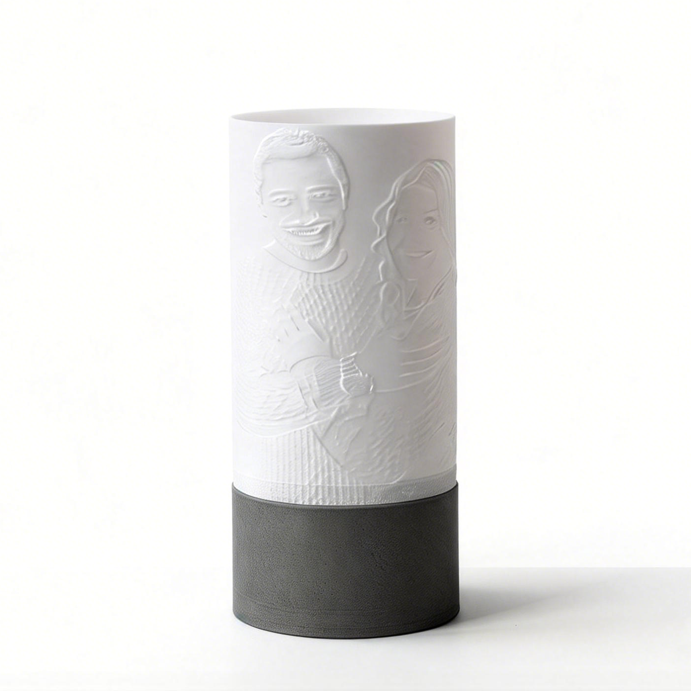 RELIEF-PILLAR | Personalized 3D Photo Lamp