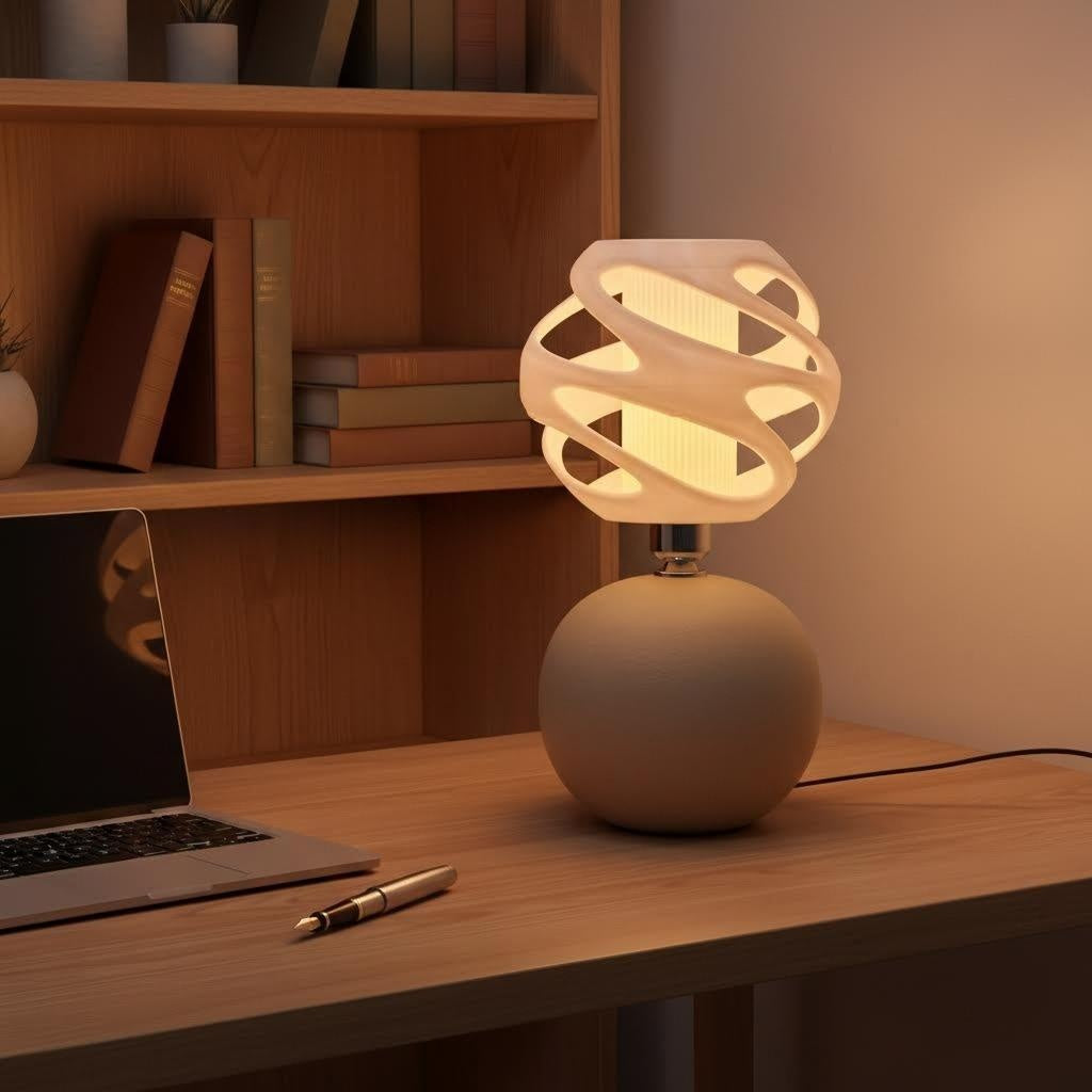Vorticis Puff Table Lamp