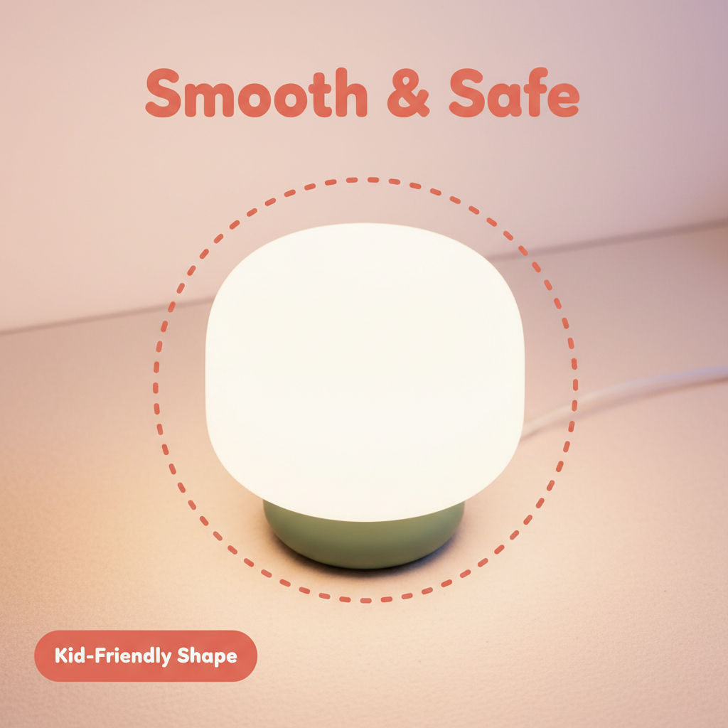 FOREST-01 | 3D Printed Nursery Night Light (Sage Green)