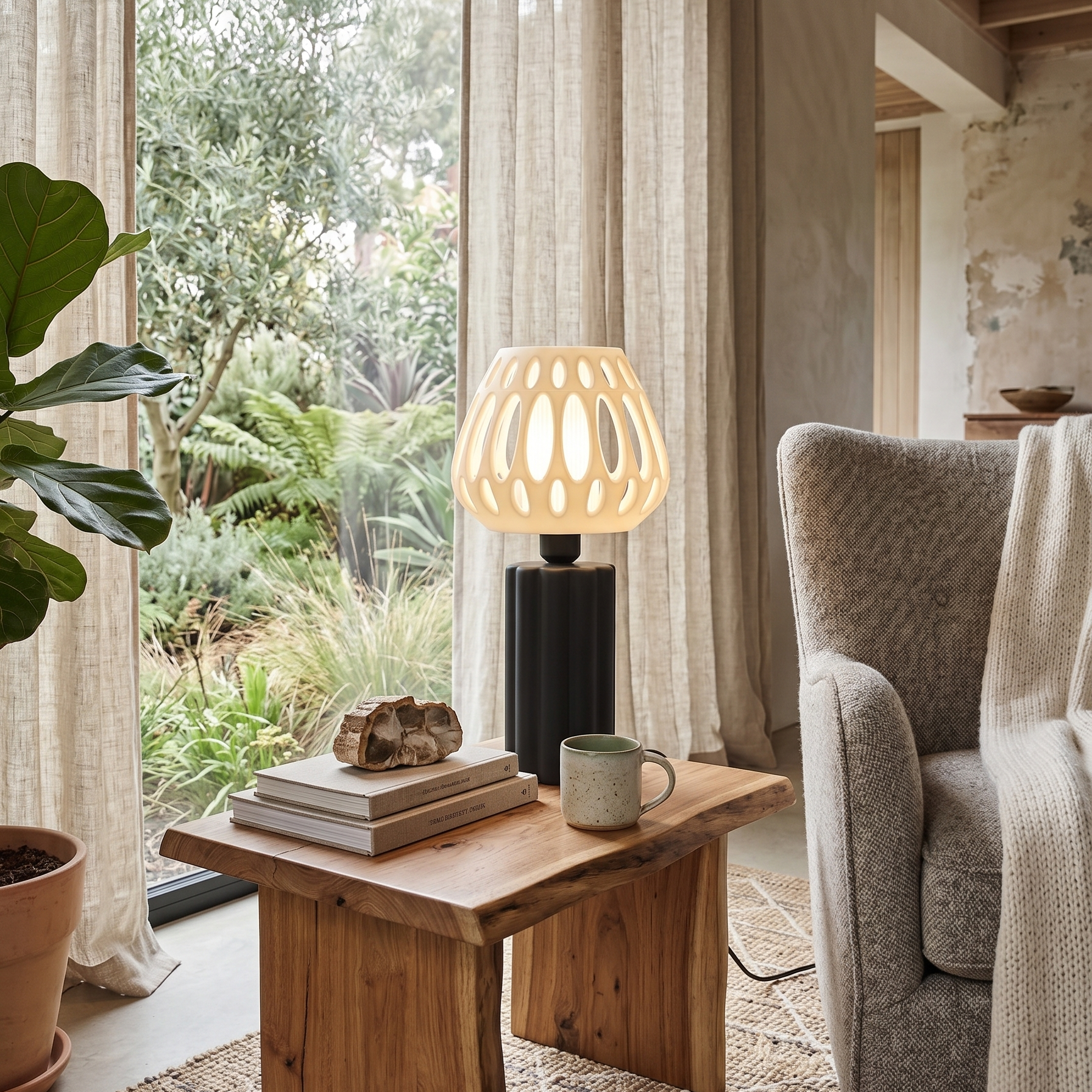 Domilla Rib Table Lamp