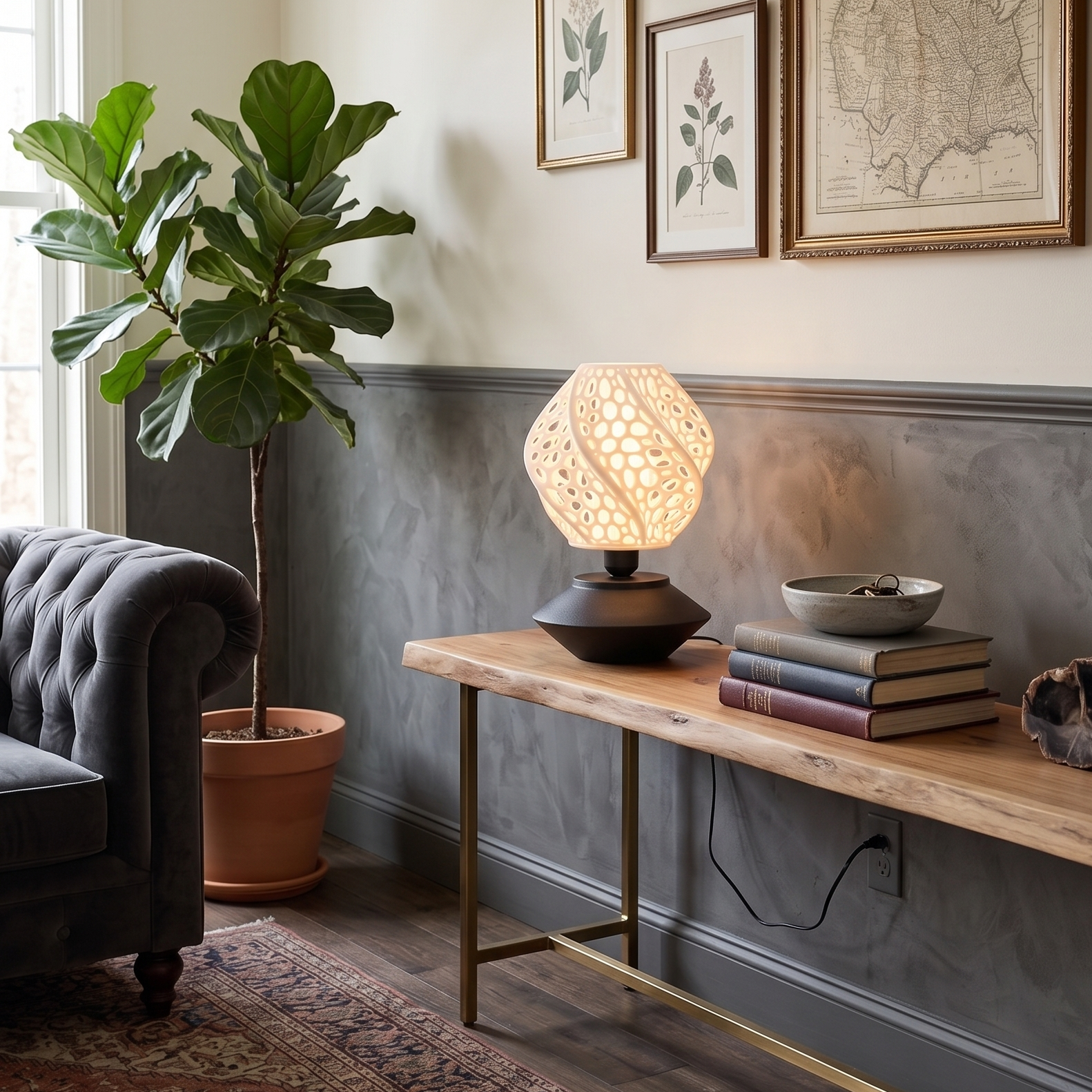 Fractis Orbit Table Lamp