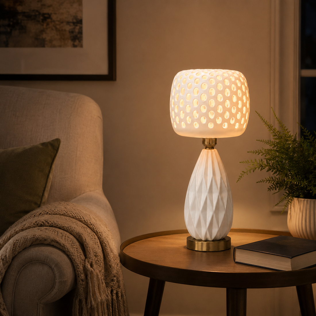 Aspella Facet Table Lamp