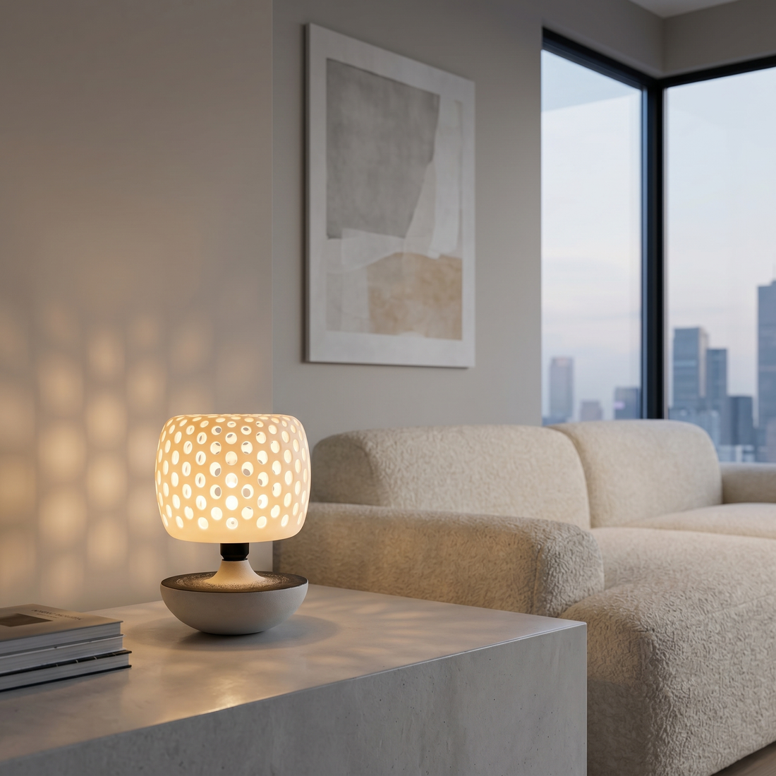 Aspella Crater Table Lamp