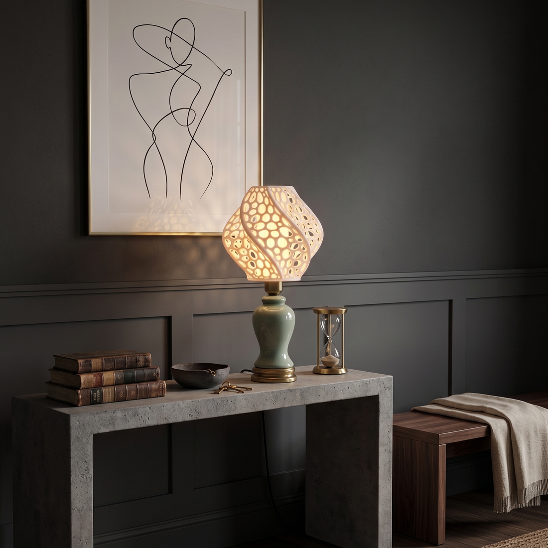 Fractis Curve Table Lamp
