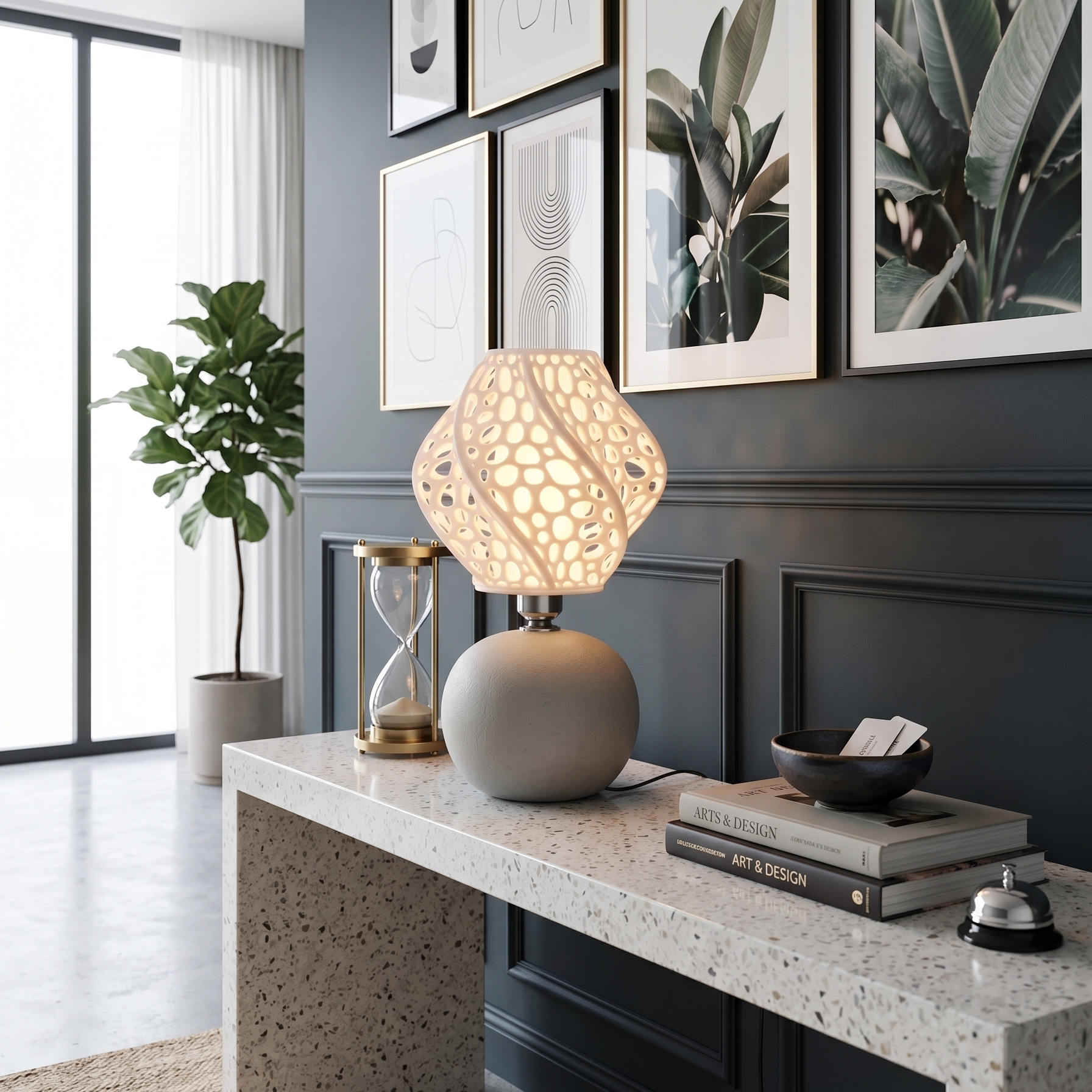 Fractis Puff Table Lamp