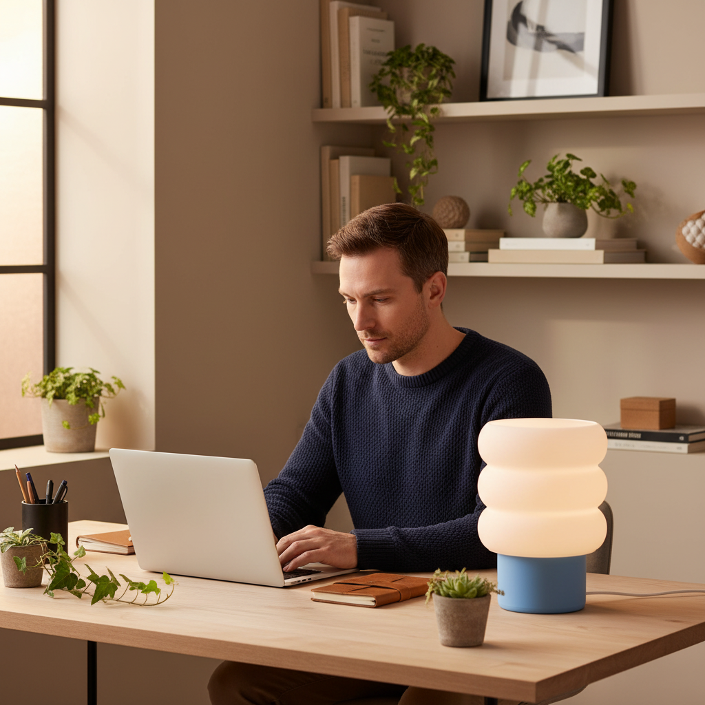 CLOUD-01 | Layered Minimalist Table Lamp