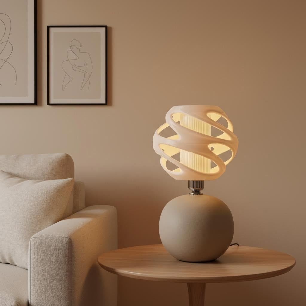 Vorticis Puff Table Lamp