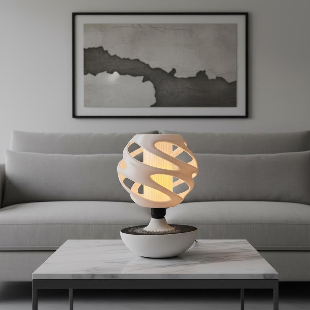 Vorticis Crater Table Lamp