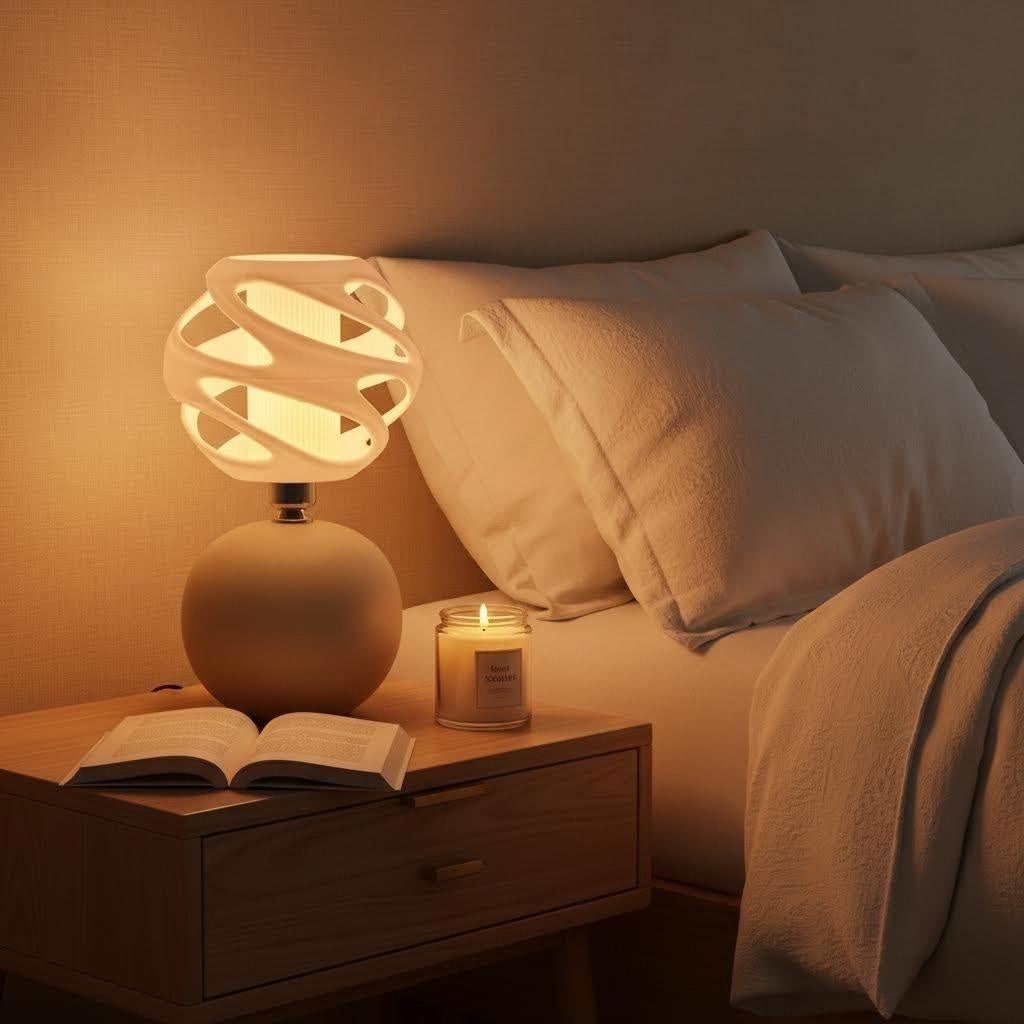 Vorticis Puff Table Lamp